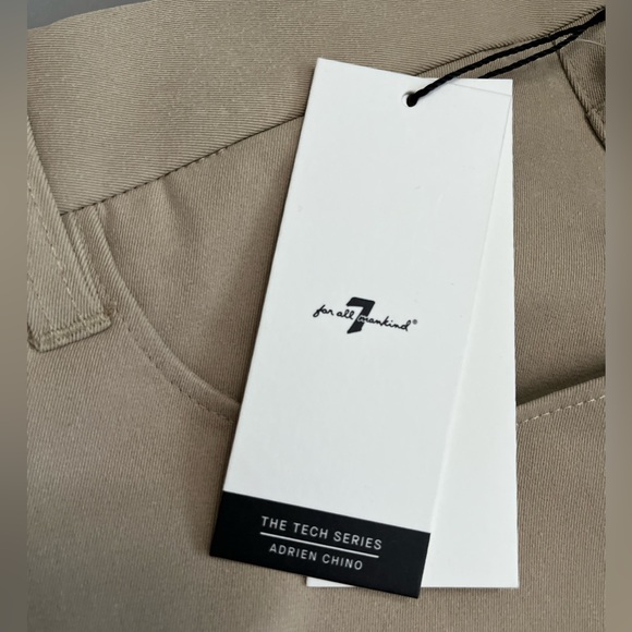 NWT - 7 For All Mankind Men’s Slim Tapered Fit Adrien Chino - Size 33 - Picture 8 of 11